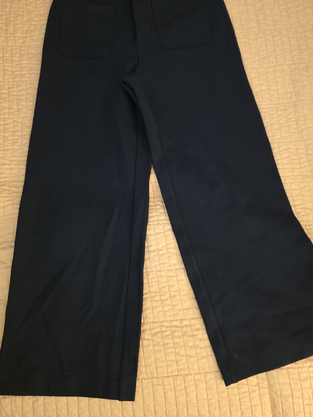 A New Day Womens Wide Leg Pant With Patch Pockets Size 4